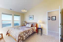 Spacious House with Ocean Views and Three Decks Close to Town and Walk to Beach