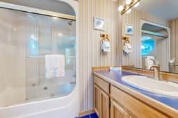 Oceanfront home with picture windows balcony and elevator watch for whales