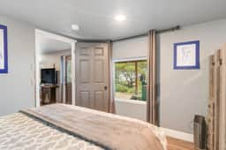 Two story beach house with an ocean view furnished deck and washer dryer