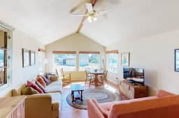 Family friendly house with ocean and beach views WiFi and steps away from the beach
