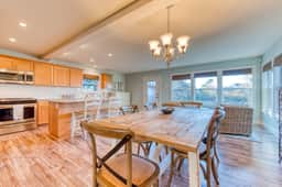 Home near the beach with fire pit gas fireplace and ping pong