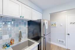 Rock Creek Inn condo on beach with ocean view balcony walk to shops and dining
