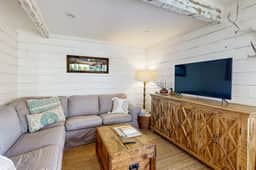 Classic Beach House with Firepit Full Kitchen Fenced Yard Dogs Welcome