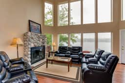Dog Friendly Lakefront Vacation Home with Stunning Views and Spacious Deck