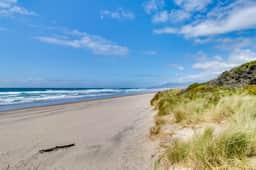 Lakefront home with furnished deck firepit and amazing views walk to the beach