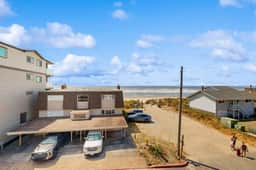 Updated Ocean View End Townhome with Game Room and Dog Friendly