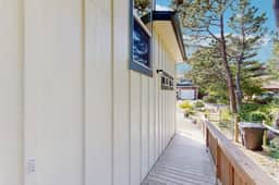 Newly constructed home with firepit and large deck walk to the beach and golf