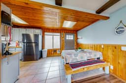 Dog friendly house near the ocean with woodstove yard patio and washer dryer