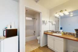 Upper Level Studio with Balcony Dog Friendly and Great Ocean Views