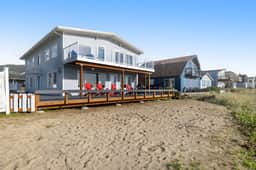 Dog friendly waterfront rental just steps from the beach and restaurants