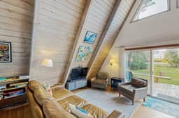 Quiet Coastal Cabin Home with Private Hot Tub Less Than a Block From Beach