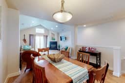 Ocean view townhouse 100 ft to beach with fireplace Ping Pong and private garage