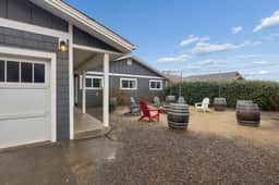 Oceanfront dog friendly house with deck private hot tub and stunning views