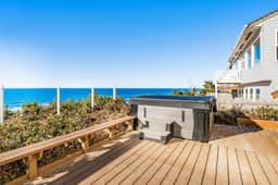 Dog friendly oceanfront home with views fireplace hot tub and washer dryer