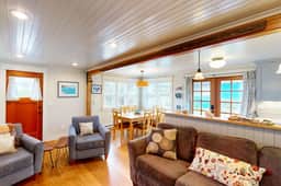 Bright and Airy Cottage Right in Town Across Street from the Beach