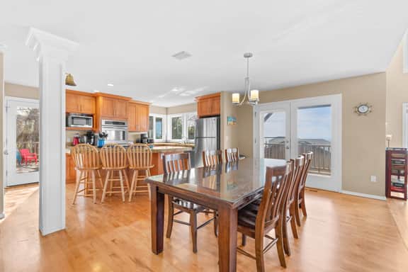 Sunlit home with gorgeous ocean views big decks and hot tub
