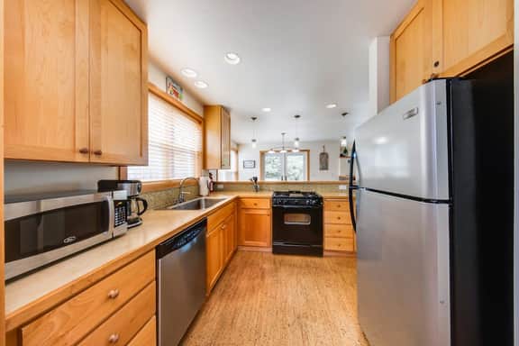 Beautiful modern home with great beach access fireplace and outdoor shower
