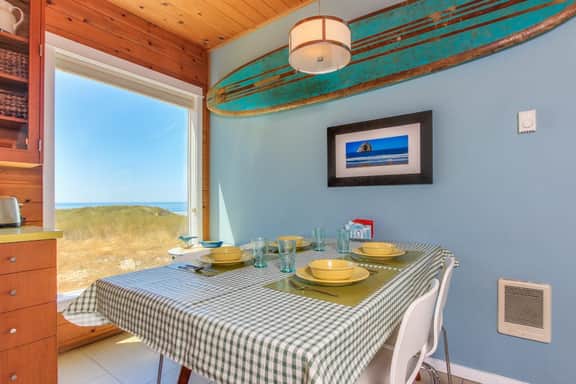 Modern oceanfront home with stunning ocean views and nearby beach access