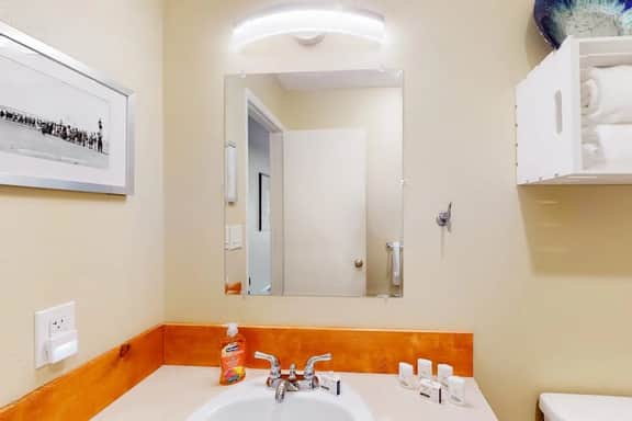 Dog friendly oceanfront condo with beach access and updated interior