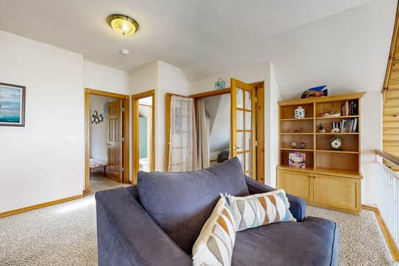 Spacious family home near the beach with ocean view large deck free WiFi and more