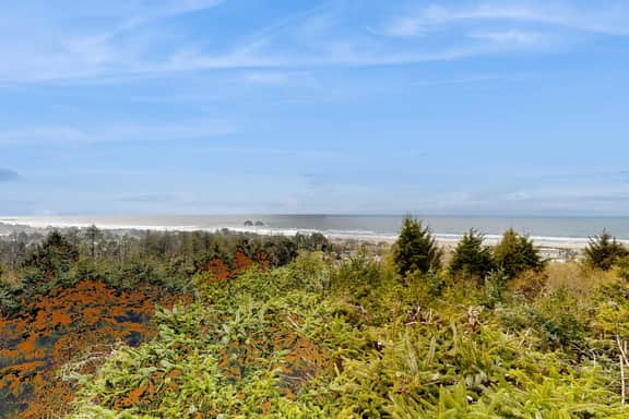 Spacious family home near the beach with ocean view large deck free WiFi and more