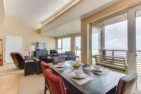 Contemporary oceanfront condo with amazing views dog friendly