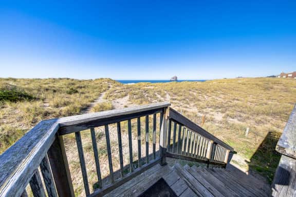 Beautiful oceanfront home with a gorgeous view