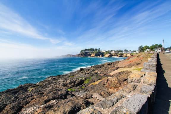 Ocean view cabin with deck and beach access dog friendly