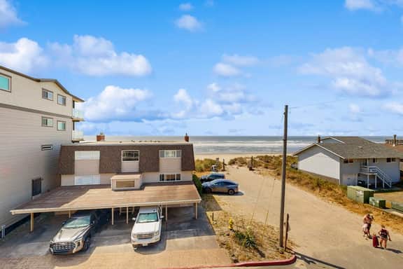 Updated Ocean View End Townhome with Game Room and Dog Friendly