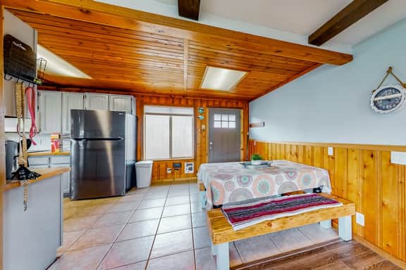 Dog friendly house near the ocean with woodstove yard patio and washer dryer