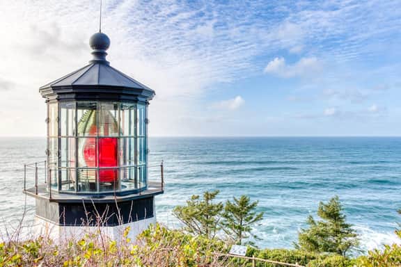 Stunning home with ocean view spacious deck with nice view