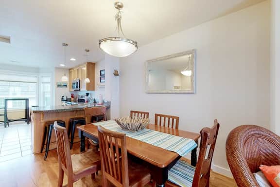 Ocean view townhouse 100 ft to beach with fireplace Ping Pong and private garage