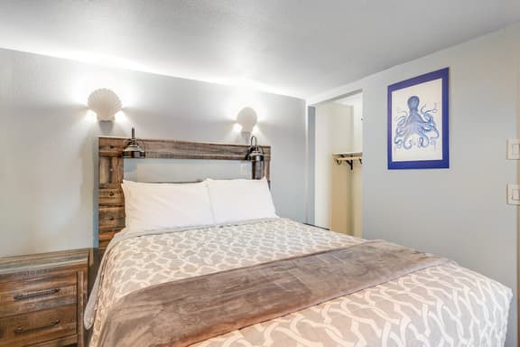 Two story beach house with an ocean view furnished deck and washer dryer