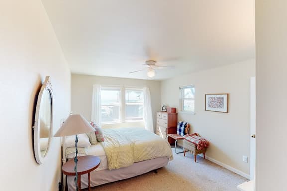 Family friendly house with ocean and beach views WiFi and steps away from the beach