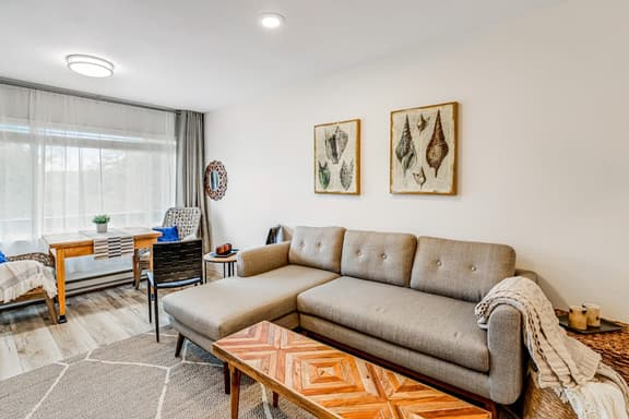 Vibrant polished condo with oceanfront views patio and with easy beach access