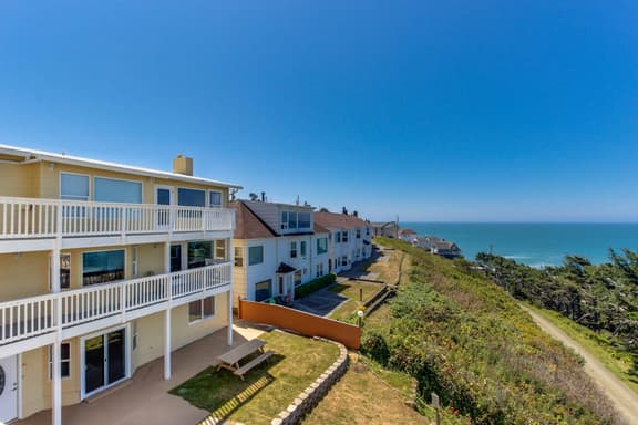 Romance awaits with ocean views and sandy shores at this dog friendly studio