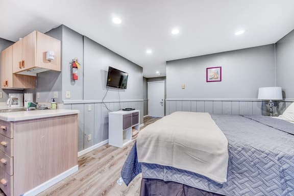Eight Dog Friendly Rooms with Kitchens and Kitchenettes Walk to Downtown and Beach