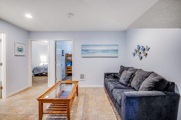 Just Across Street from Beach Ocean Views and Bright Interior Dog friendly