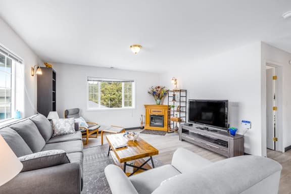 Inviting Haven with Large Yard WiFi and Partial Ocean View Steps to Beach